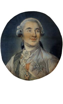 J.-B.-A. Dagoty, Portrait de Louis XVI, [vers 1776], estampe en couleurs sur papier