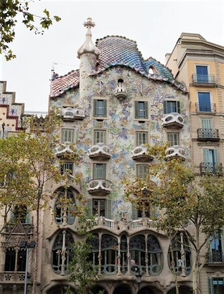 Casa Batlló (Barcelone), août 2016. Cliché Maëva Taisne