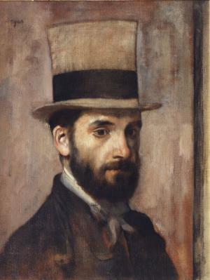 Edgard Degas, Portrait de Léon Bonnat, vers 1863, huile sur toile, 1922, Bayonne, musée Bonnat-Helleu, inv. 69, legs Léon Bonnat, dépôt des musées nationaux. Cliché : Cliché A. Vaquero