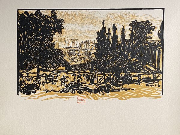 Pierre-Eugène Vibert, Gentilly, gravure sur bois, Dix gravures sur bois : environs de Paris, bibliothèque de l'INHA, 4 EST 555. Cliché INHA