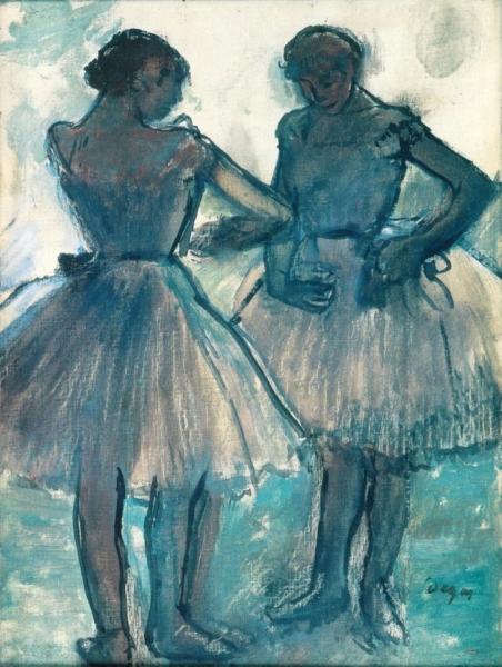 Edgar Degas, Deux danseuses [1880-1885], huile sur toile, musée Angladon (ancienne collection Jacques Doucet)