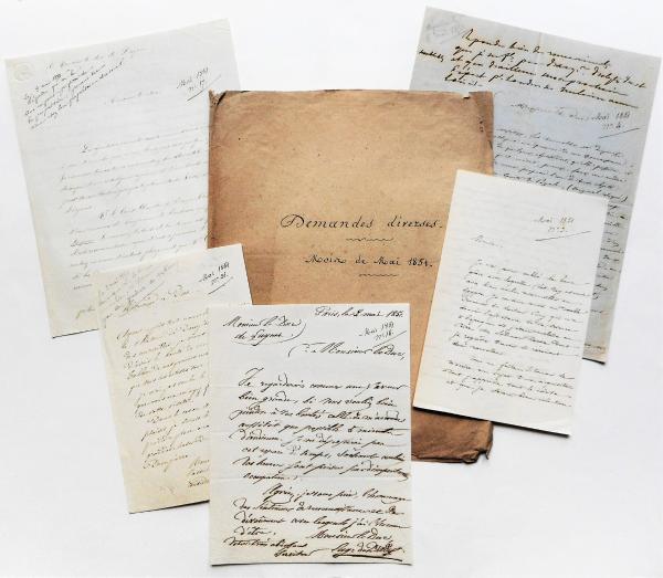 Correspondance adressée au duc de Luynes, mai 1851. Paris, bibliothèque de l'INHA, Archives 176/2/1/3. Cliché INHA