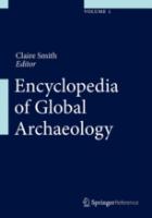 Couverture de l'Encyclopedia of Global Archaelogy