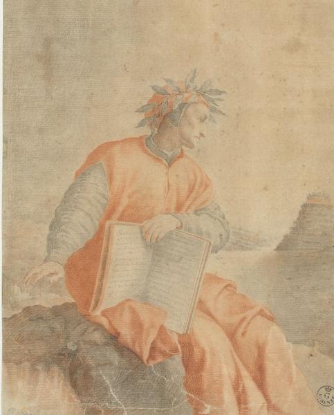 D’après Federico Zuccari, Portrait de Dante, 1738-1753, Musée des Offices, Florence.