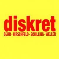 Diskret, Otto-Richter-Halle (Wurzbourg), 2 juillet 1988, invitation, détail. Bibliothèque de l'INHA, CVC2/Wurzbourg, Otto-Richter-Halle. Cliché INHA