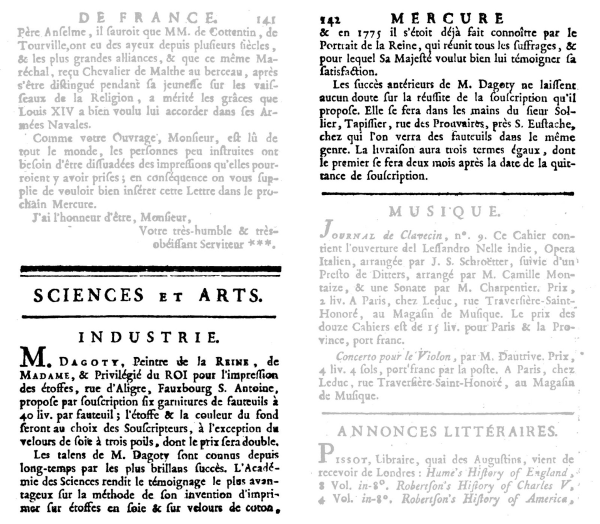Mercure de France, octobre 1782, p. 141-142
