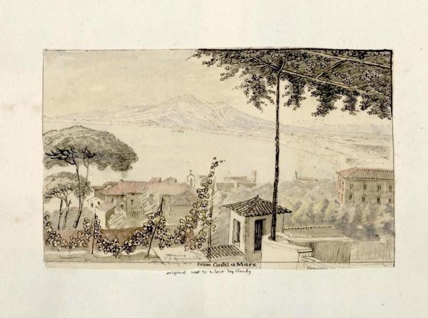 From Castel a Mare, Ms 180 (2) f. 2. Bibliothèque de l'INHA, collections Jacques Doucet. Cliché INHA