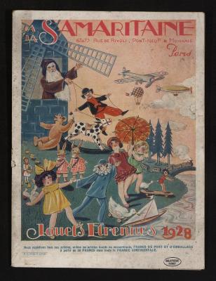 Samaritaine, Jouets, étrennes, 1928 [Noël 1927-étrennes 1928], catalogue commercial, À la Samaritaine, Paris : 1927. Source : Ville de Paris / bibliothèque Forney 