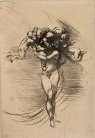 Auguste Rodin, Le Printemps, 1902, pointe sèche,bibliothèque de l'INHA, EM RODIN 31. Cliché INHA