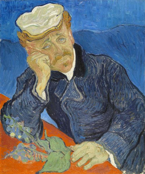 Vincent van Gogh, Le Docteur Paul Gachet, huile sur toile, 68,2 × 57 cm, juin 1890. Paris, musée d’Orsay (don de Paul et Marguerite Gachet en 1949). © Musée d’Orsay, Dist. RMN-Grand Palais / Patrice Schmidt