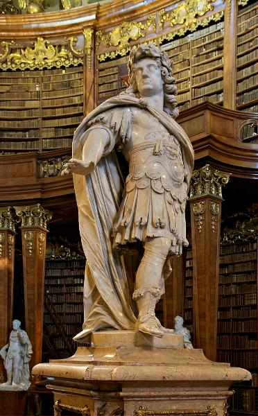 Antonio Corradin, statue de Charles VI, 1735. Source : Wikimedia Commons 
