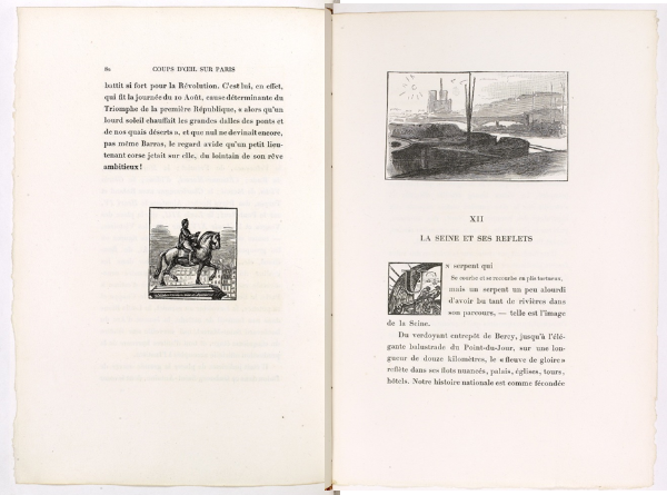 Coups d'oeil sur Paris, p.82-83, bibliothèque de l'INHA, 4 Res 638. Cliché INHA.