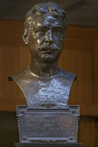 Paul Dubois, Buste de Paul Baudry, bibliothèque de l'INHA - collections Jacques Doucet. Cliché Alice Sidoli - INHA