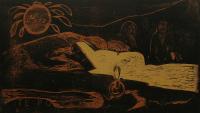 Te Po (la grande nuit), gravure sur bois de Paul Gauguin, 1893-1894, http://www.purl.org/yoolib/inha/5740