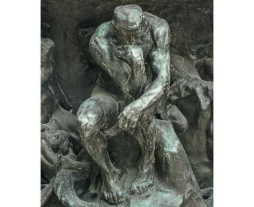 Auguste Rodin, La Porte de l'Enfer (détail), 1880-1917. Musée Rodin, Paris