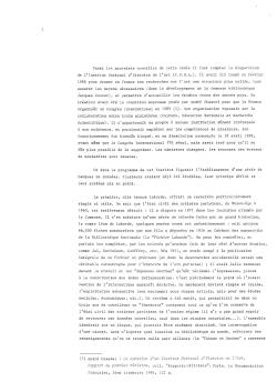Jacques Thuillier, « Éditorial », dans H.A.M.I. Histoire de l'art et moyens informatiques, 34 (15 août 1989), p. 2, INHA, Archives 51/148. Cliché INHA