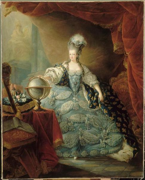 J.-B.-A. Gautier-Dagoty, Portrait de Marie-Antoinette, 1775, musée de Versailles, MV8061